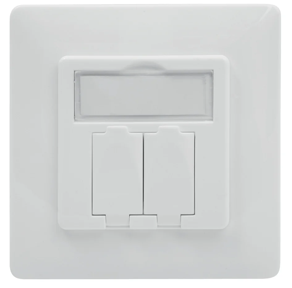 DIGITUS - boîtier vide pour module Keystone, 2 compartiments