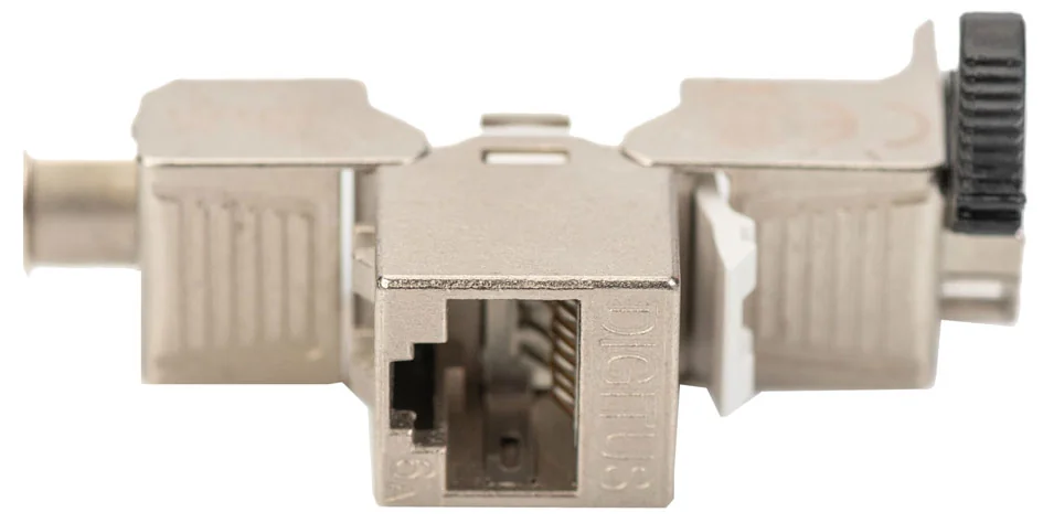 DIGITUS - module Keystone cat.6A, blindé, gris 4 DIGITUS - module Keystone cat.6A, blindé, gris – Image 4