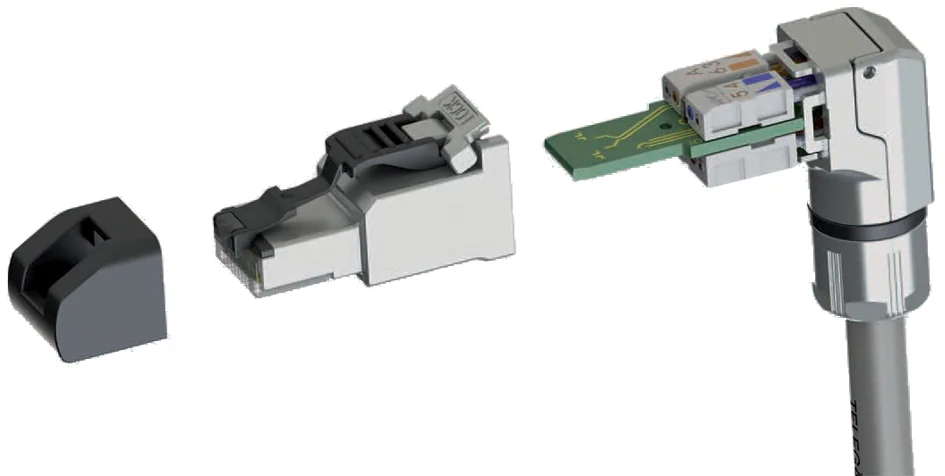 Telegaertner Connecteur RJ45 MFP8 cat.6A (profond), T568A, 3 Telegaertner Connecteur RJ45 MFP8 cat.6A (profond), T568A, – Image 3