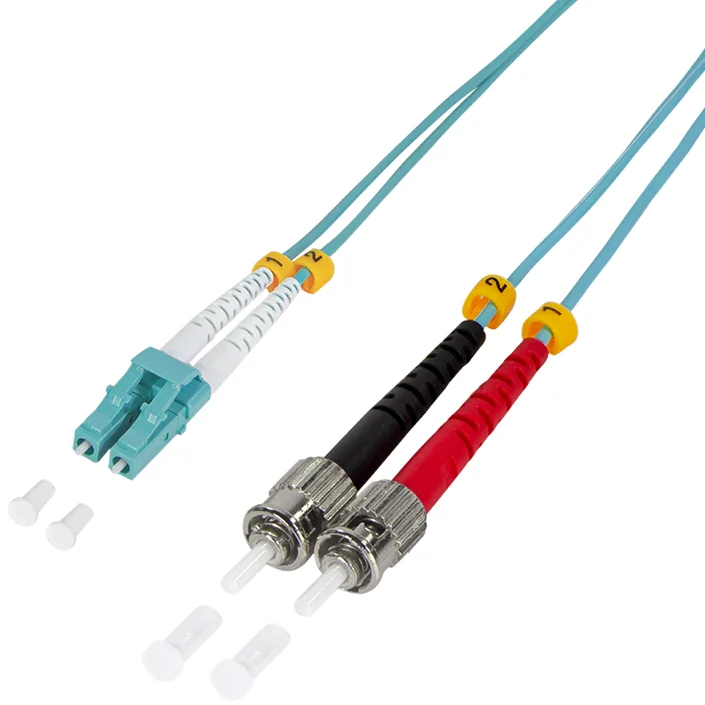 LogiLink Câble Patch à fibre optique, LC Duplex - 2 x ST