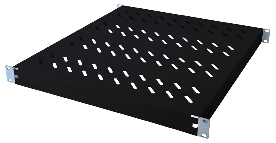 DIGITUS - étagère, 1U, profondeur: 500 mm, noir 2 DIGITUS - étagère, 1U, profondeur: 500 mm, noir - Afbeelding 2