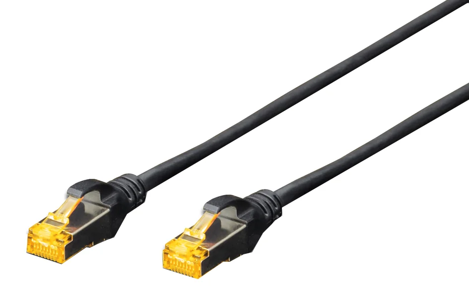 DIGITUS Câble de brassage Cat.6A, S/FTP, 7,0 m, vert