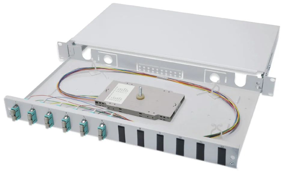 DIGITUS - boîte d'épissure à fibres optiques om3 équipée,