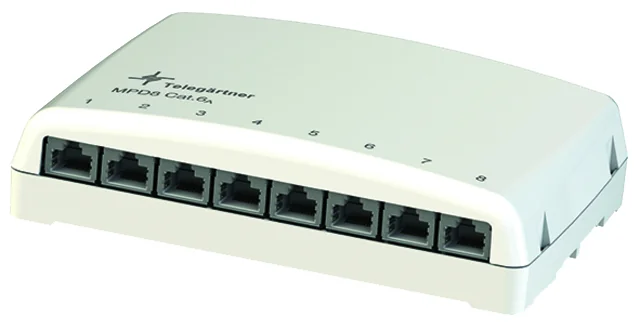Telegartner - Mini répartiteur MPD8-HS Cat.6A (IEC)