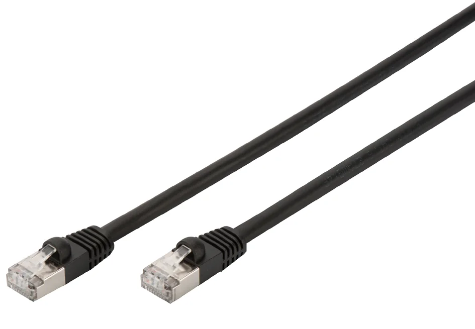 DIGITUS câble éthernet Outdoor, cat. 6, S/FTP, 10,0 m, noir