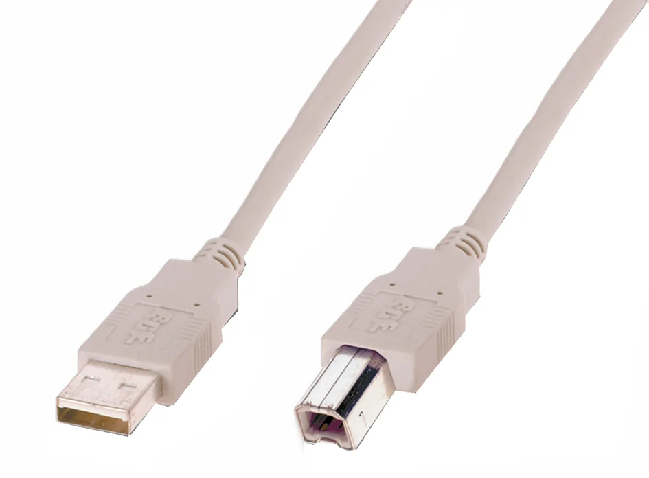 DIGITUS Câble de raccordement USB, fiche mâle USB-A - USB-B