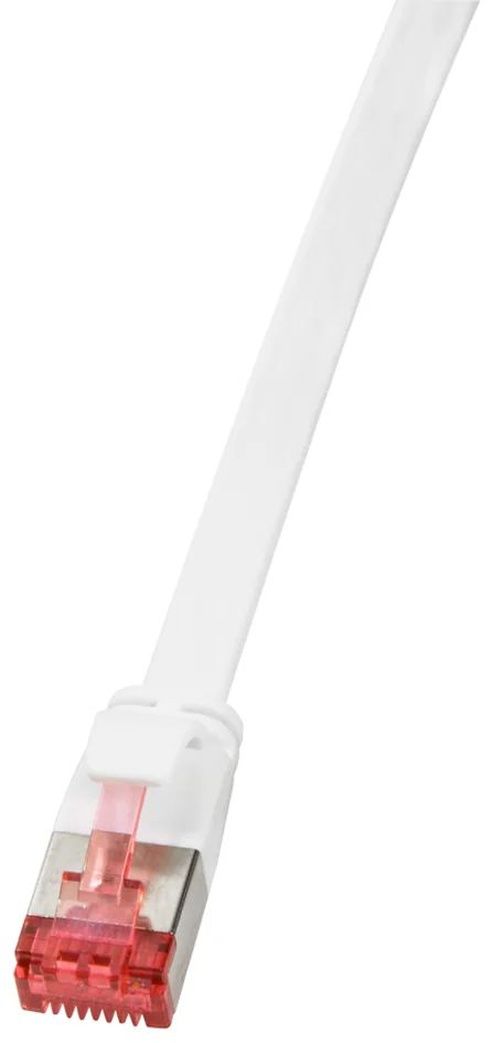 LOGILINK - U/FTP câble patch plat - cat. 6 - 3  m - blanc