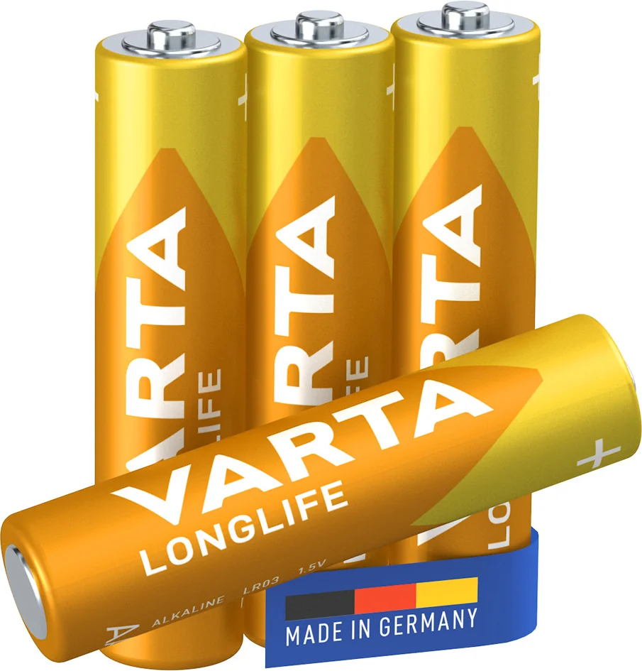 VARTA Pile alcaline "LONGLIFE", Micro (AAA/LR03)