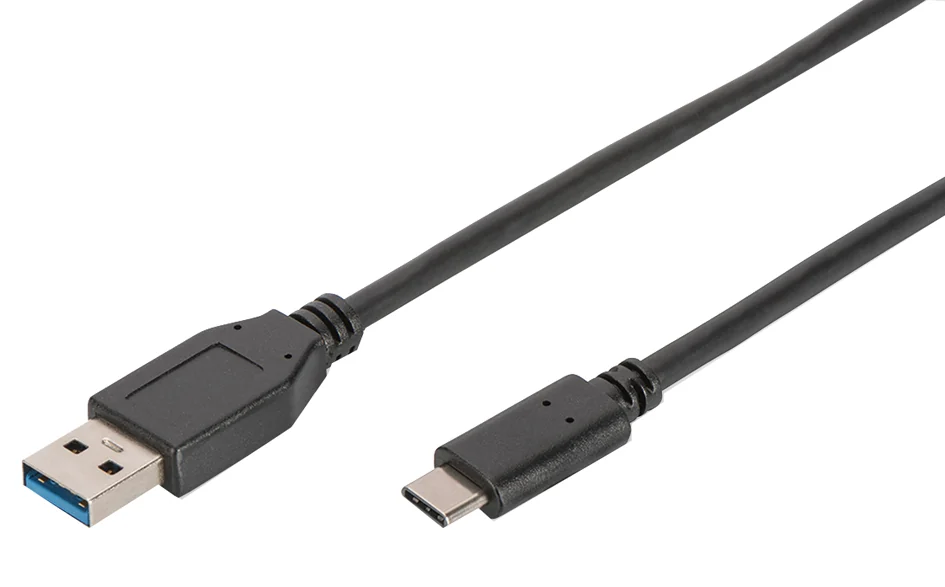 ASSMANN - Câble USB 2.0, USB-C mâle - USB-A mâle, 1,0 m