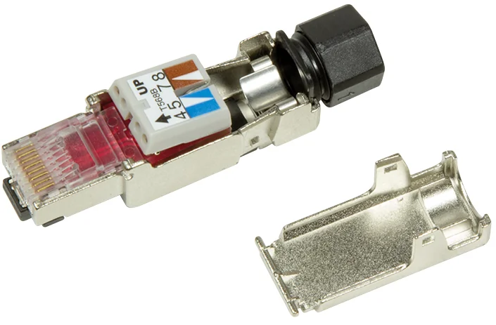 LOGILINK - Prise connecteur RJ45 cat. 6A, T568A ou T568B