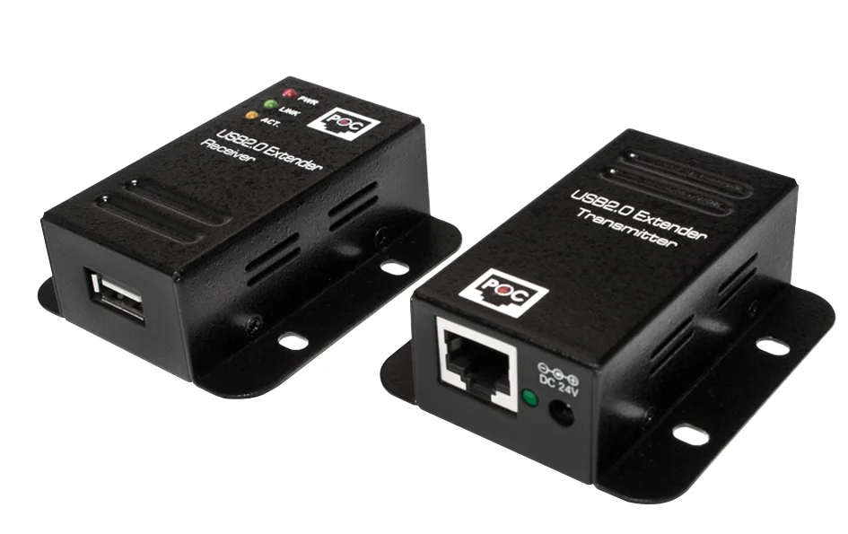 Logilink Set extenseur USB 2.0, avec 1port USB Hub, PoE