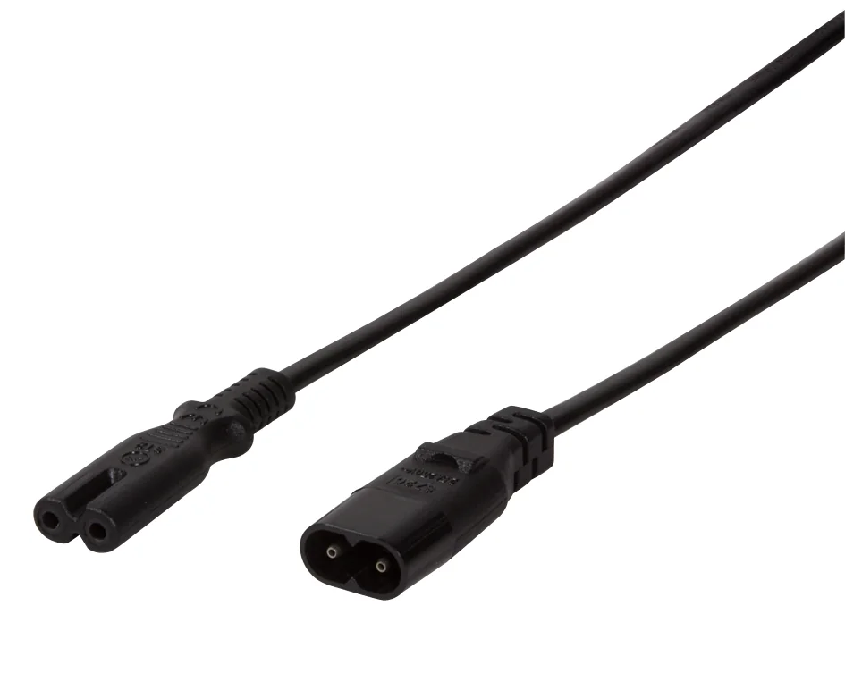 LOGILINK - Câble de rallonge à 3 broches, C8 - C7, 2,0 m