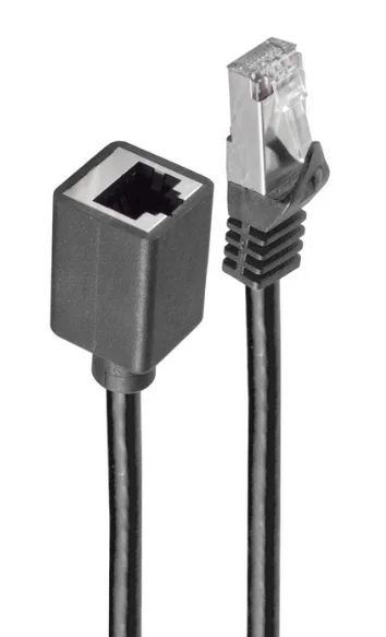 shiverpeaks BASIC-S câble éthernet rallonge, Cat.6A, noir