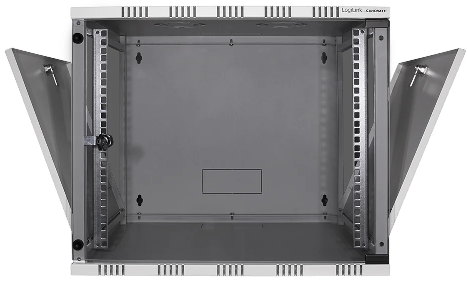LOGILINK - Boîtier mural 19", démonté, 9 U, noir 3 LOGILINK - Boîtier mural 19", démonté, 9 U, noir - Afbeelding 3