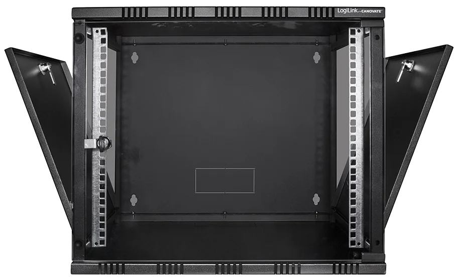 LOGILINK - Boîtier mural 19", démonté, 15 U, gris clair