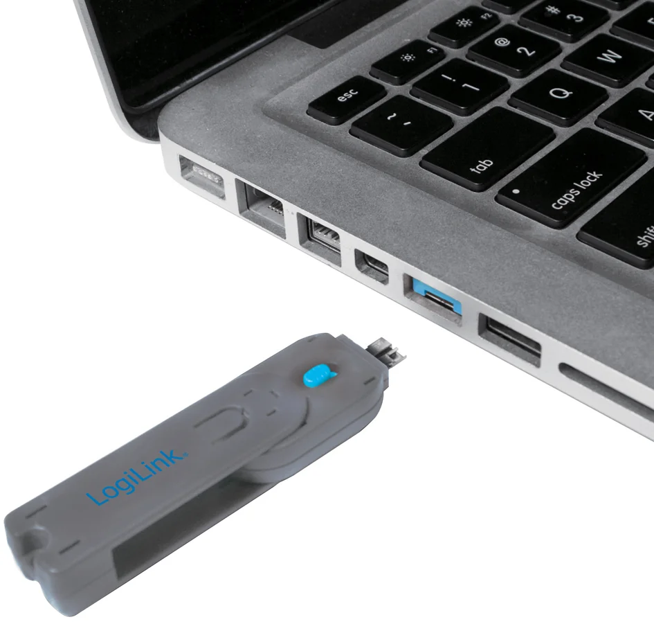 LogiLink Verrous de sécurité port USB, 1 clé / 1 verrou - OEM AU0044