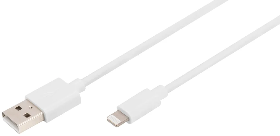 DIGITUS Câble de données/charge Lightning Apple, USB-A - OEM DB-600106-020-W