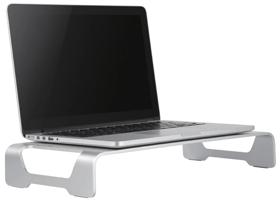 LogiLink Support pour moniteur, en aluminium, argent, (L)400 x (P)210 x (H)63 mm - OEM BP0033