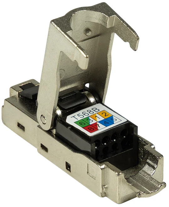 LOGILINK - Connecteur RJ45 cat.6A, T568A, blindé