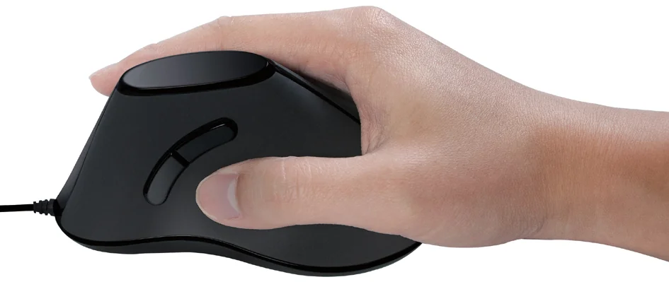 LogiLink Souris optique Ergonomic Vertical, avec fil - OEM ID0158
