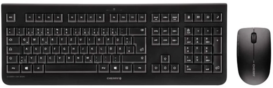 CHERRY Kit clavier AZERTY & souris DW 3000, sans fil, noir - OEM 925967