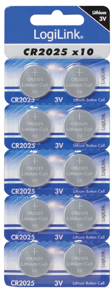 LogiLink Pile bouton lithium "Ultra Power", CR2025,