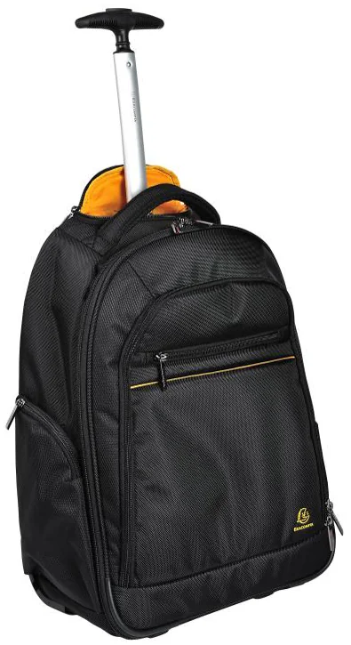 EXACOMPTA Sac à dos trolley EXABUSINESS, polyester, noir - OEM 18634E