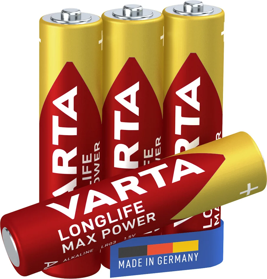 VARTA Pile alcaline "LONGLIFE Max Power", Micro, (AAA/LR3)