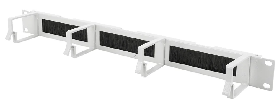 DIGITUS - Panneau guide-câble 19", 4 étriers guide-câble