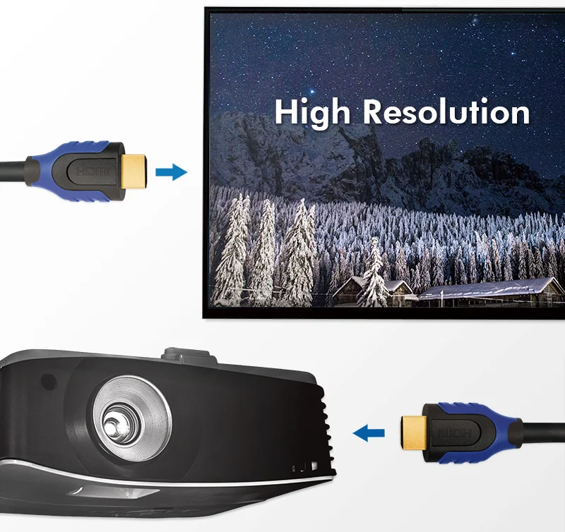 LogiLink Câble HDMI High Speed, fiche mâle HDMI - mâle, 1 m