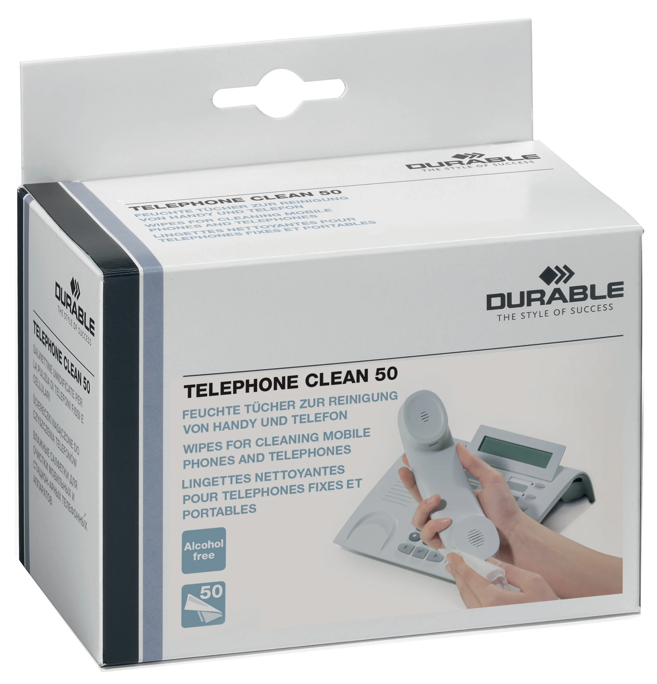 DURABLE Lingettes nettoyantes pour téléphone TELEPHONE CLEAN - OEM 5785-02