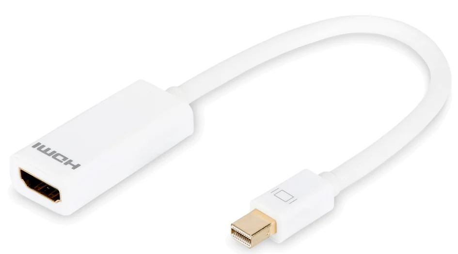 DIGITUS - Câble adaptateur, DisplayPort Mini - HDMI Type A,