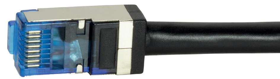 LogiLink Câble patch extérieur, cat. 6A, S/FTP, 2,0 m, noir - OEM CQ7053S 2 LogiLink Câble patch extérieur, cat. 6A, S/FTP, 2,0 m, noir - OEM CQ7053S – Image 2