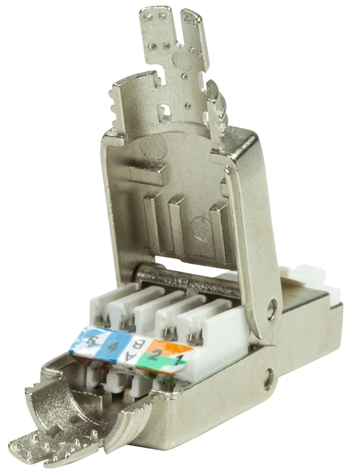 LOGILINK - Connecteur RJ45 mâle, montage sans outil, Cat.8.1