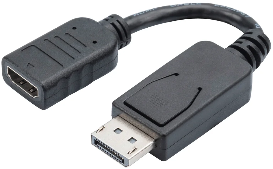 DIGITUS - Câble adaptateur, DisplayPort - HDMI Type A