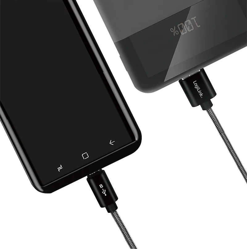 LOGILINK - Câble de charge & données, USB-micro USB mâle, 1,0m