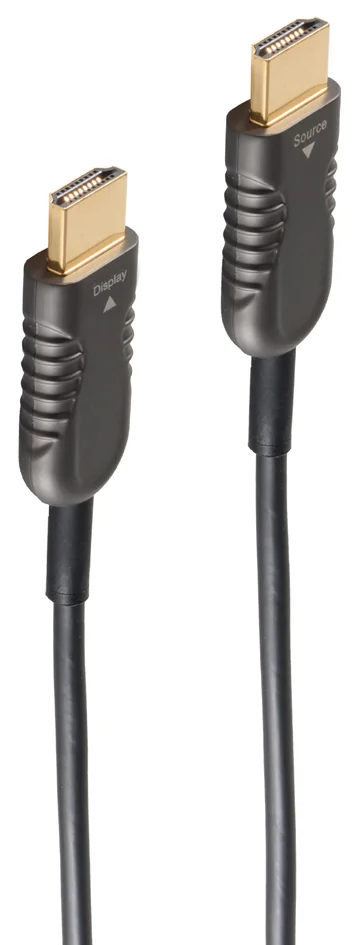 shiverpeaks BASIC-S Câble AOC-HDMI, 4K, 15 m, noir