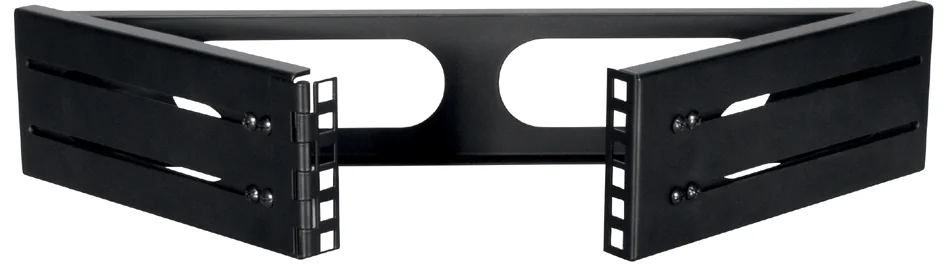 LOGILINK - Support mural 19", 2 U, noir (RAL9003)
