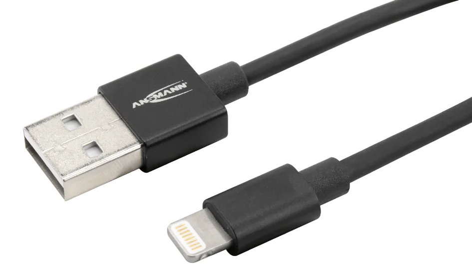 ANSMANN - Câble de données & de charge, Apple-Lightning-USB-A