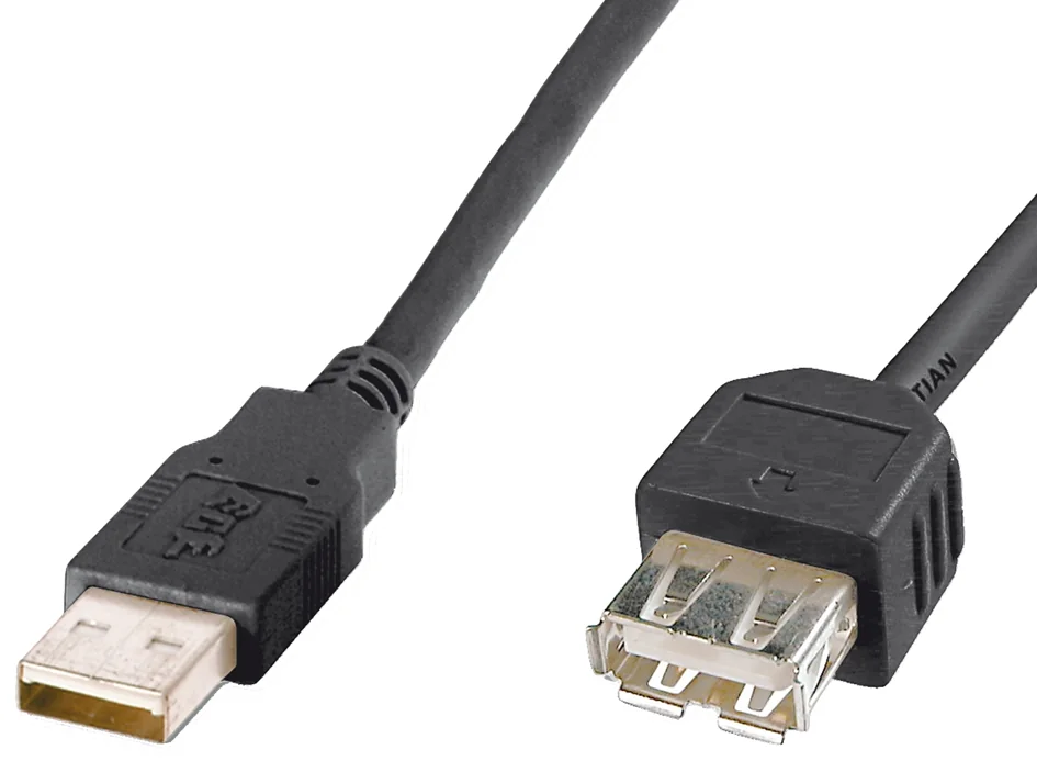 DIGITUS Rallonge USB 2.0, noir, 1,8 m