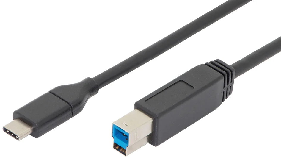 ASSMANN - Câble de raccordement USB 3.0, USB-C - USB-B, 1,8 m