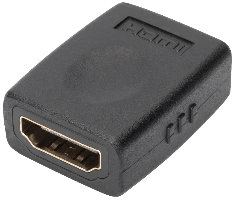 DIGITUS HDMI Adaptateur, fiches femelles HDMI-A, noir