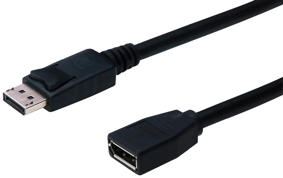 DIGITUS - Rallonge DisplayPort 1.2, 2,0 m, noir