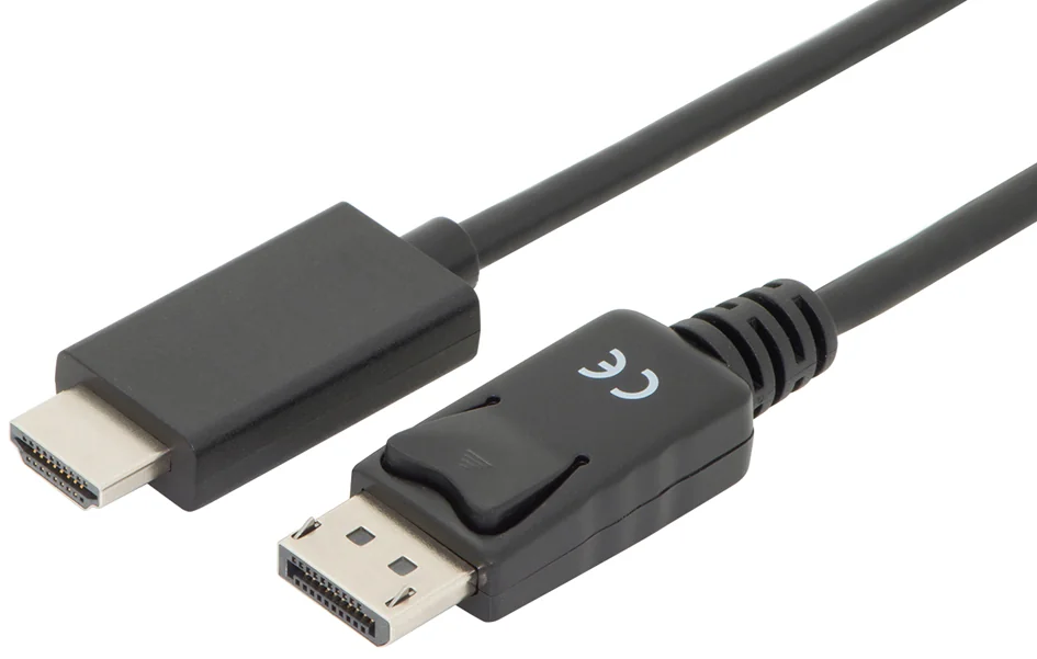 DIGITUS - Câble d'adaptateur DisplayPort 1.2, DP - HDMI-A, 2 m