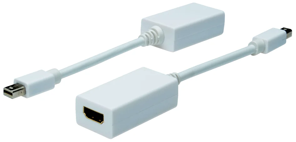 DIGITUS Adaptateur DisplayPort 1.1a, mDP - HDMI-A, 0,15 m - OEM AK-340411-001-W