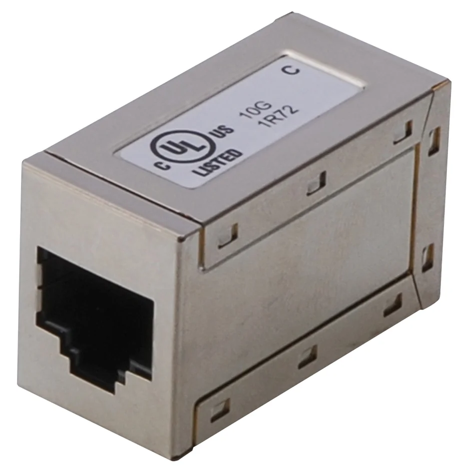 DIGITUS - Adaptateur modulaire cat.6, blindé, 2x femelle RJ45