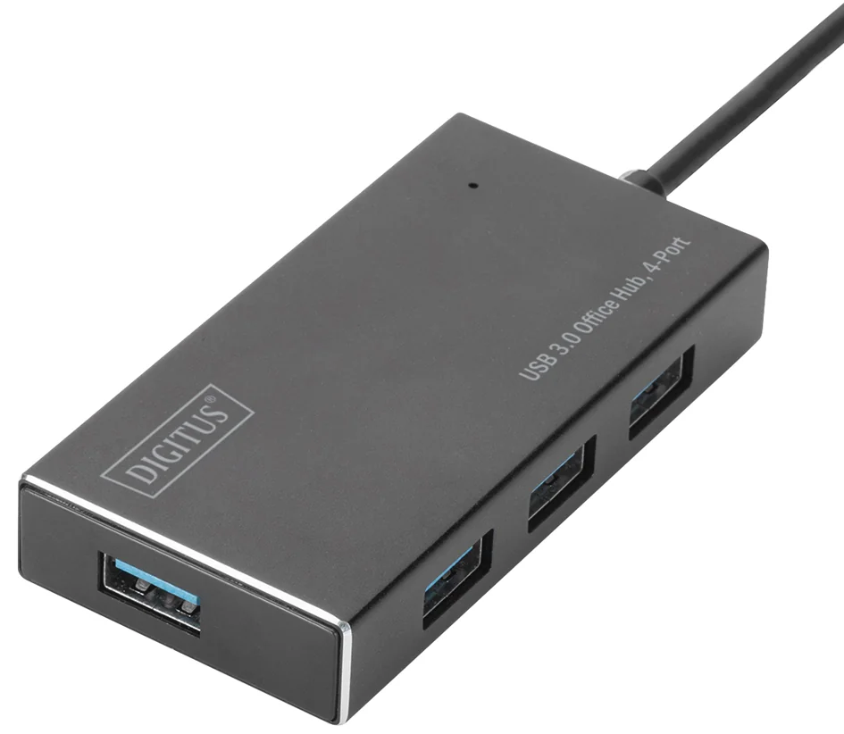 DIGITUS Hub USB 3.0 Super Speed, 4 ports, avec alimentation
