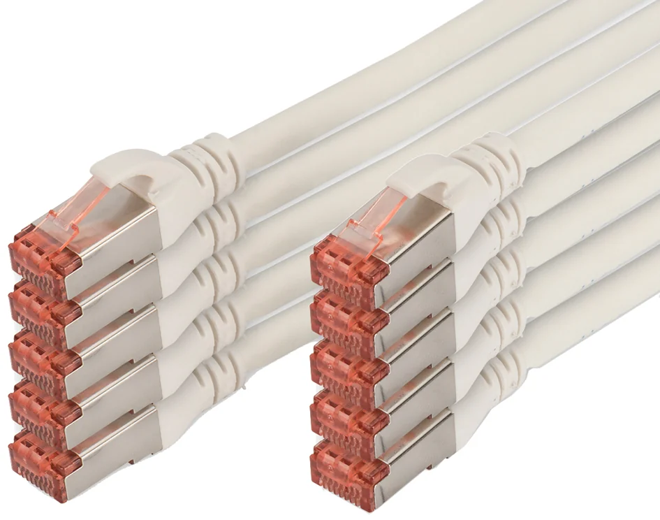 DIGITUS - Câble réseau éthernet Cat. 6 - S/FTP - 1 m - par 10 - blanc 7 DIGITUS - Câble réseau éthernet Cat. 6 - S/FTP - 1 m - par 10 - blanc – Image 7