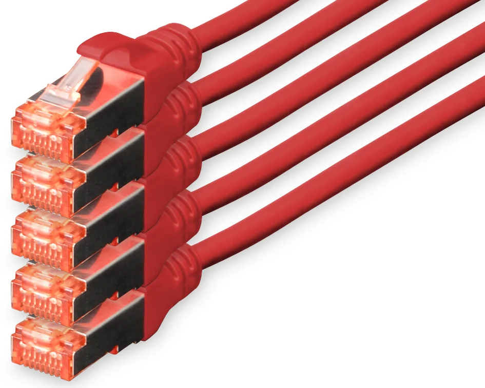 DIGITUS câble éthernet Cat. 6, S/FTP, 10,0 m, set de 5, gris 6 DIGITUS câble éthernet Cat. 6, S/FTP, 10,0 m, set de 5, gris - Afbeelding 6