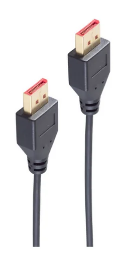SHIVERPEAKS - BASIC-S Câble DisplayPort 1.4, slim, 1,5 m, noir